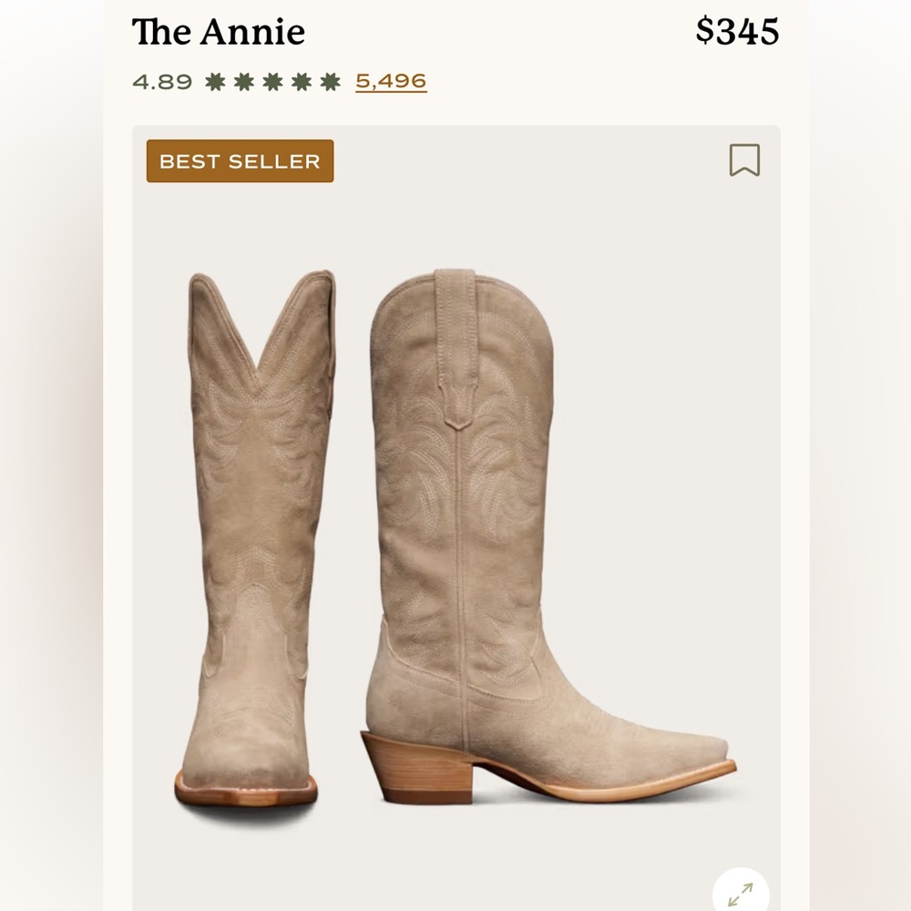 Tecovas Annie in Fawn